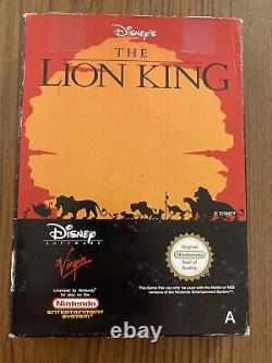 The Lion King Boxed (PAL-A) Nintendo Entertainment System NES RARE UK Complete