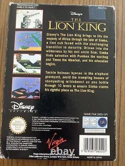 The Lion King Boxed (PAL-A) Nintendo Entertainment System NES RARE UK Complete