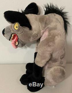 The Lion King Ed & Shenzi Hyena Disney Store STAMPED 2011 RARE 14 Plush Stuffed