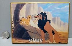 The Lion King Evil Uncle Plaque #26/500 Walt Disney 1994 RARE