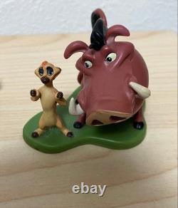 The Lion King Figure Set of 4, Rare Collectible, Excellent Condition, 14+