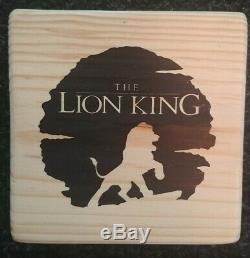 The Lion King Limited Edition Pocket Watch Wood Case Disney 528 out of 5000