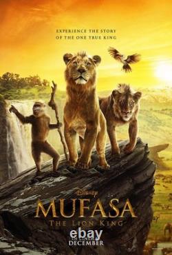 The Lion King Mufasa US Original Poster 27x40 inches Disney Used jj1
