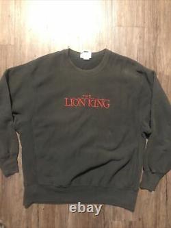 The Lion King Promo Sweater Mens Sz XL Vintage Disney Pullover Sweatshirt Movie