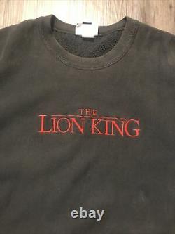 The Lion King Promo Sweater Mens Sz XL Vintage Disney Pullover Sweatshirt Movie
