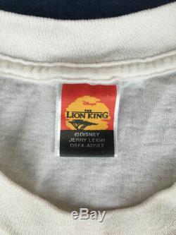 The Lion King Promo T Shirt Vintage 90s Simba Nala Disney Jerry Leigh XL OSFA