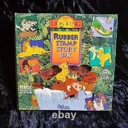 The Lion King Rubber Stampede Stamps Vintage 90s Stamp Set Complete Disney