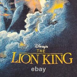 The Lion King Shirt Vintage 90s Disney Designs Tee Mufasa Movie Promo Medium