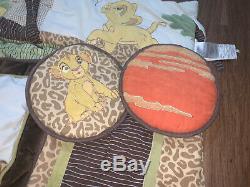 The Lion King Simba's Wild Adventure Nursery Crib Bedding Bumpers Mobile 13pc