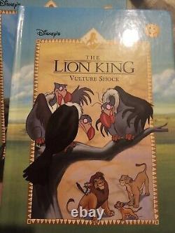 The Lion King-Six New Adventures 1994 Hardback Book Box Set Grolier Rare