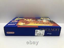 The Lion King Super Nintendo Snes WithManual Rare Blue Classic PAL 1997 #0356