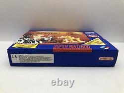 The Lion King Super Nintendo Snes WithManual Rare Blue Classic PAL 1997 #0356