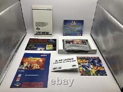 The Lion King Super Nintendo Snes WithManual Rare Blue Classic PAL 1997 #0356