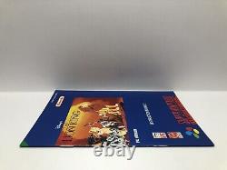 The Lion King Super Nintendo Snes WithManual Rare Blue Classic PAL 1997 #0356