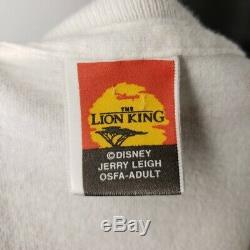The Lion King T Shirt Vintage 90s Simba And Nala Disney Jerry Leigh Size XL