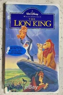 The Lion King (VHS, 1994) RARE PROMOTIONAL VERSION Walt Disney Home Video