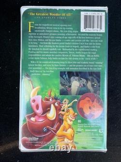 The Lion King VHS, 1995 Walt Disney Masterpiece Collection