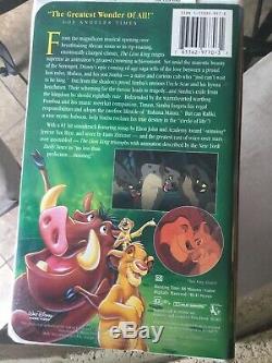 The Lion King VHS 1995 Walt Disney Masterpiece Video tape