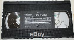 The Lion King VHS Masterpiece Collection Walt Disney 2977 Like New