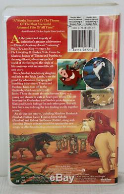 The Lion King VHS Masterpiece Collection Walt Disney 2977 Like New