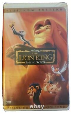 The Lion King Vhs (walt Disney) Special Edition 2005 Release (platinum Edition)