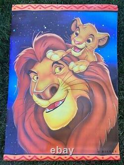 The Lion King Vintage 2-Sided Vinyl Banner Disney 1995