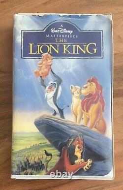 The Lion King Walt Disney Masterpiece Collection 1995 VHS