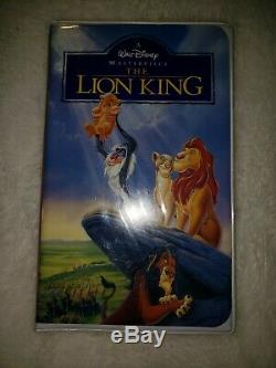 The Lion King' Walt Disney Masterpiece Collection VHS #2977 Clam Shell Rare