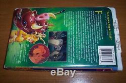 The Lion King Walt Disney Masterpiece Collection VHS Movie Tape