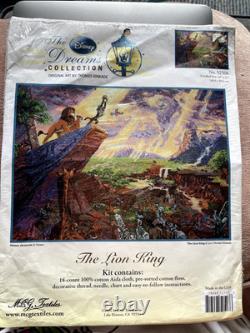 Thomas Kinkade Disney Dreams Cross Stitch Kit The Lion King