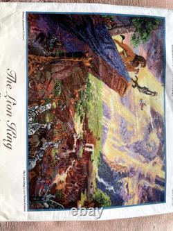 Thomas Kinkade Disney Dreams Cross Stitch Kit The Lion King