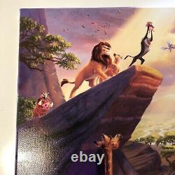 Thomas Kinkade Disney Dreams VII The Lion King 18 x 27 S/N 609/1155 Unframed