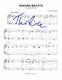 Tim Rice Signed Autograph Hakuna Matata Sheet Music From Disney The Lion King