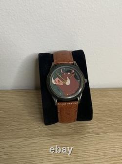 Timex Rare Disney's The Lion King Timon and Pumbaa Watch With Leather Strap EUC