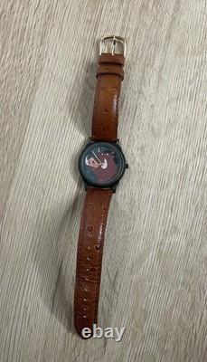 Timex Rare Disney's The Lion King Timon and Pumbaa Watch With Leather Strap EUC