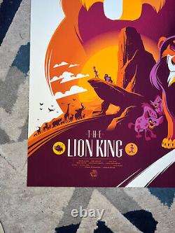 Tom Whalen Lion King Disney Mondo Rare Movie Print