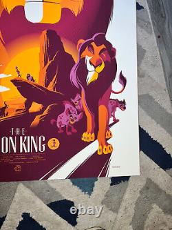 Tom Whalen Lion King Disney Mondo Rare Movie Print
