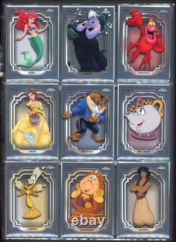 Topps Chrome Disney Complete Base Set 0-200 Cards + Lion King Bundle NM Mickey