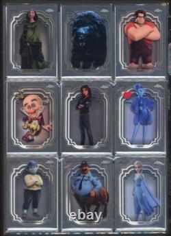 Topps Chrome Disney Complete Base Set 0-200 Cards + Lion King Bundle NM Mickey