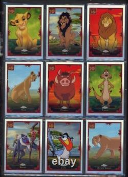Topps Chrome Disney Complete Base Set 0-200 Cards + Lion King Bundle NM Mickey