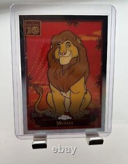 Topps Disney Chrome 2024 Mufasa /10 Lion King 30th Anniversary LK-3 Black Wave