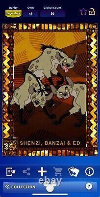 Topps Disney Collect Legendary 30CC LE Lion King Digital Card