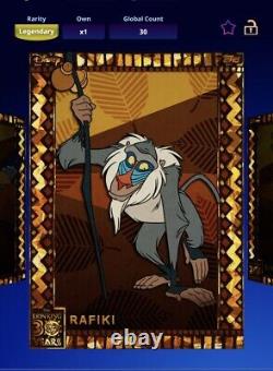 Topps Disney Collect Rafiki Lion King 30th Anniversary Legendary LE 30