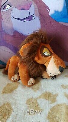 ULTRA RARE Disney The Lion King Japan SEGA Scar Collector's Plush Toy