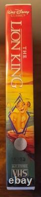 ULTRA RARE The Lion King 1995 IVL Hong Kong VHS Collector Item Unique Variant