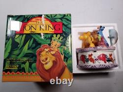 VINTAGE 1994 Disney LION KING Musical Circle Revolving Ceramic Wonderland RARE