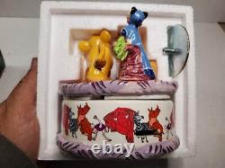VINTAGE 1994 Disney LION KING Musical Circle Revolving Ceramic Wonderland RARE