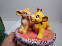 VINTAGE 1994 Disney LION KING Musical Circle Revolving Ceramic Wonderland RARE