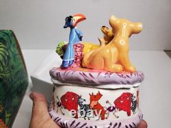VINTAGE 1994 Disney LION KING Musical Circle Revolving Ceramic Wonderland RARE