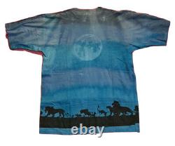 VINTAGE GRAIL 90s THE LION KING-THE DISNEY STORE ALL OVER PRINT T SHIRT-SZ XL